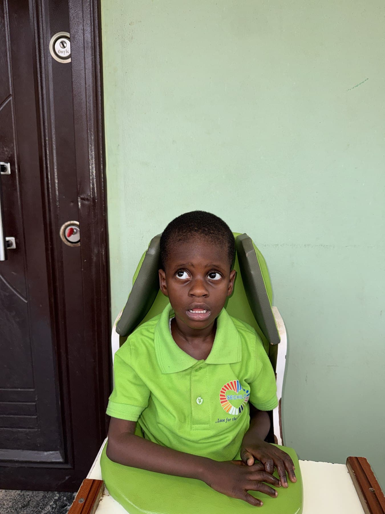 A child at SECHILD's center, whose care your fundraiser could help fund
