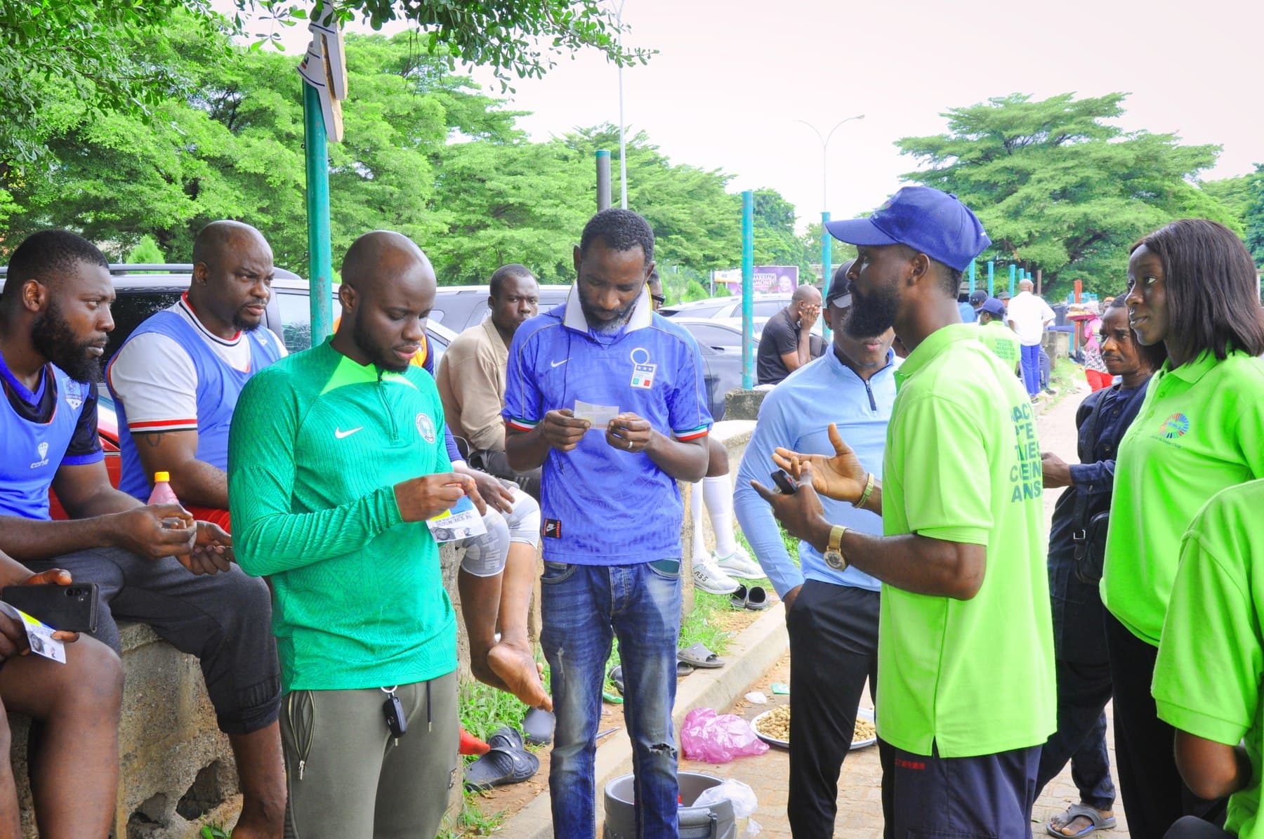 SECHILD staff engaging community members during an outreach event